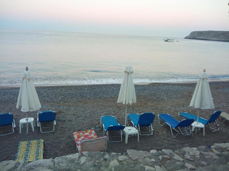 Beachfront Apartment Kato Káto Zákros Kültér fotó